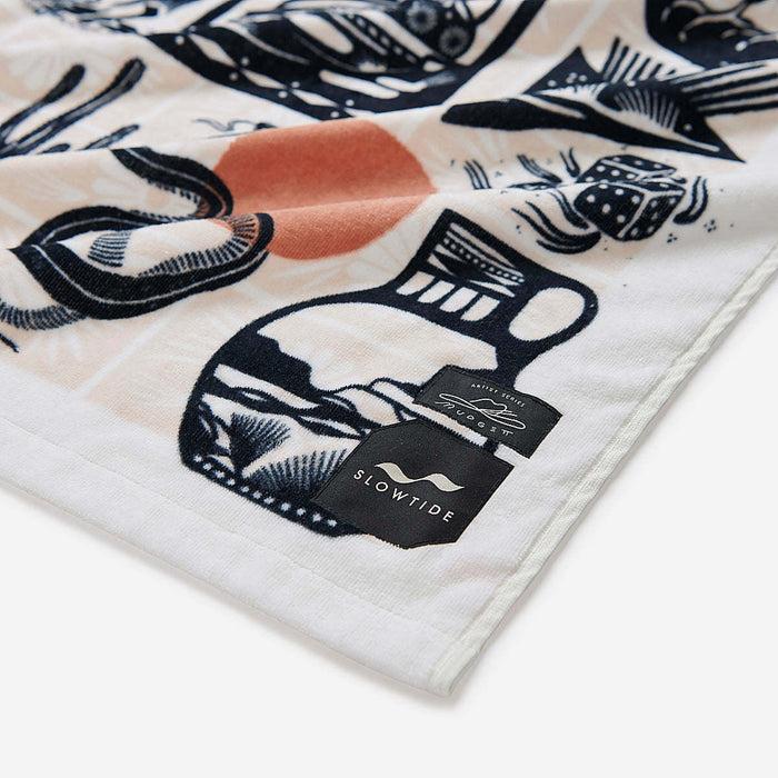 Slowtide Mudgett Towel-White