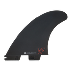FCS II Nathan Florence PC Tri Fin Set-Red Bolt-Large