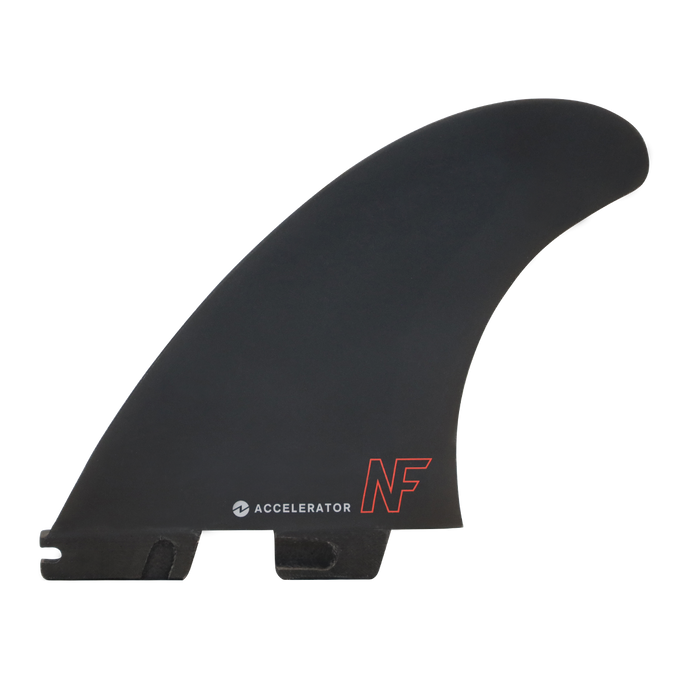 FCS II Nathan Florence PC Tri Fin Set-Red Bolt-Large