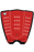 VEIA JJF Squash Tail Pro Traction Pad-Red/Night