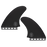 Flying Diamonds NPJ Apex Twin Fin Set-Black