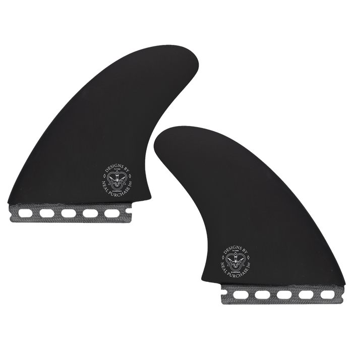 Flying Diamonds NPJ Apex Twin Fin Set-Black