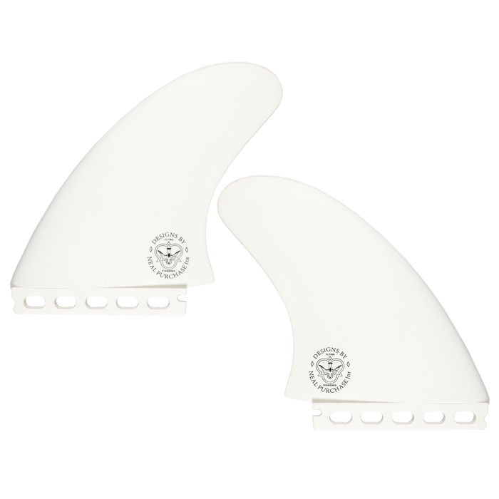 Flying Diamonds NPJ Apex Twin Fin Set-White