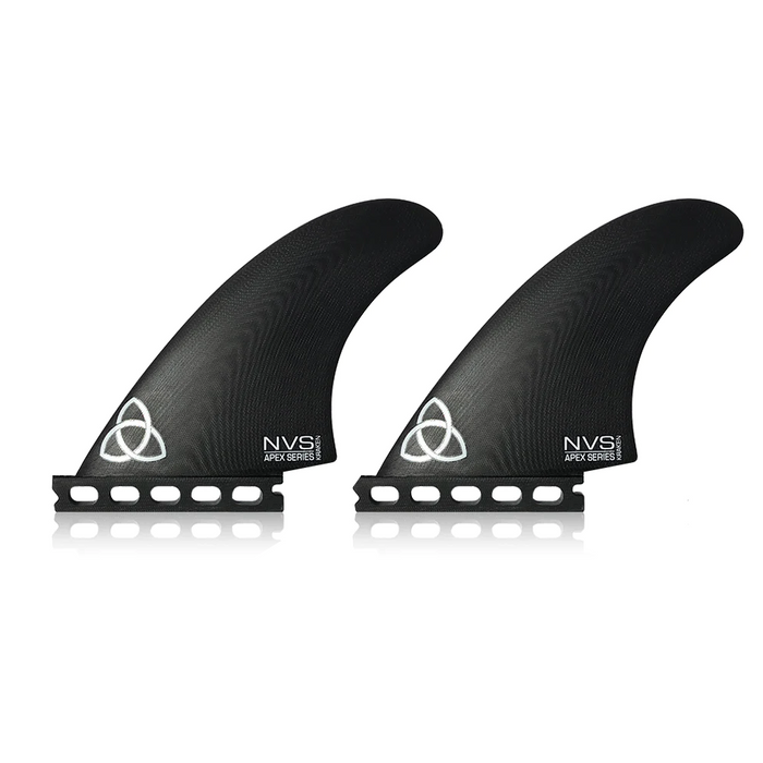 NVS Apex Series Convertible Kraken Twin Fin Set-Black