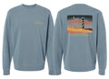 REAL Night Sky Lighthouse Sweatshirt-Pigment Slate Blue