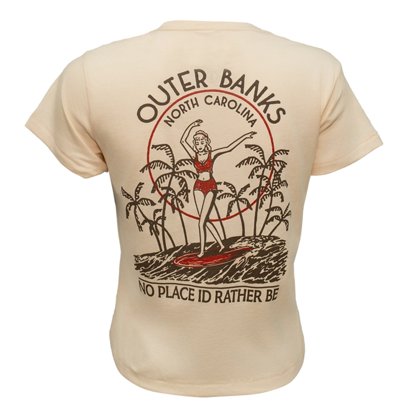REAL Sink Or Swim Tee-Vintage White