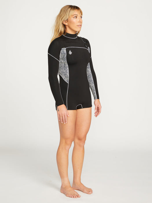 Volcom Modulator 2/2 L/S Women's  Wetsuit-Black