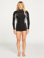 Volcom Wmn's Modulator 2/2 L/S Springsuit-Black