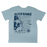 REAL Outer Banks Map Wmn's Classic Tee-Blue Fog