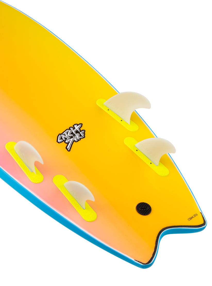 Odysea Skipper Quad Soft Top 5'6"-Blue Gradient
