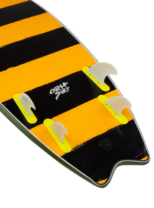 Odysea Skipper Quad Soft Top 5'6"-Military Green — Alternate View