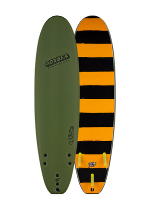 Actual Board: Odysea Log Soft Top 7'0"-Military Green — 72L