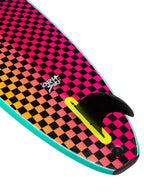 Odysea Plank Single Fin Soft Top 7'0"-Turquoise