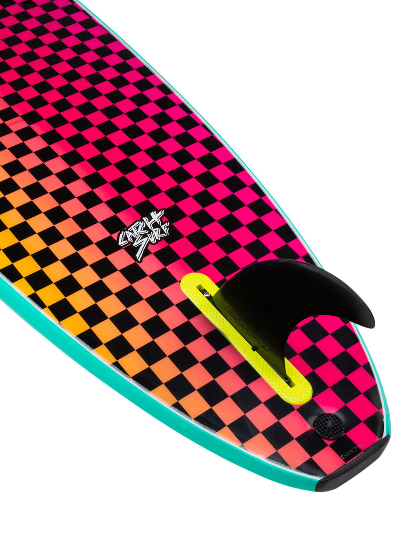 Odysea Plank Single Fin Soft Top 7'0"-Turquoise
