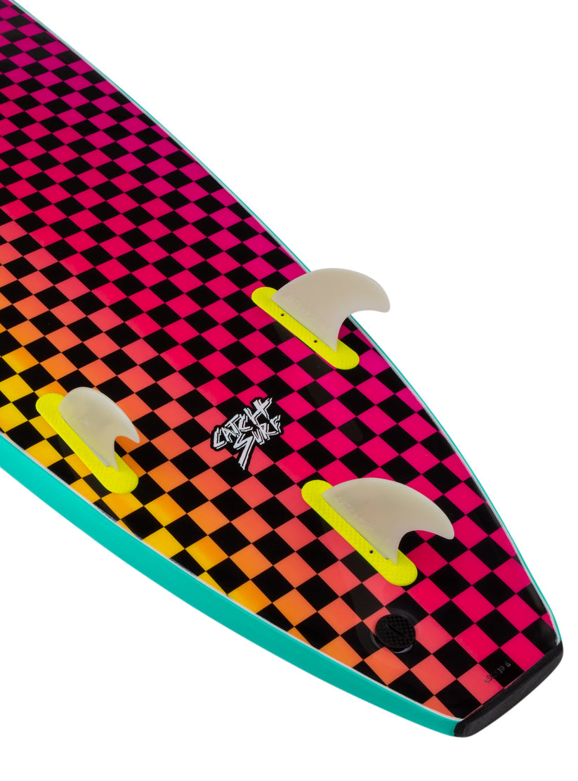Odysea Log Soft Top 9'0"-Turquoise/Checkers