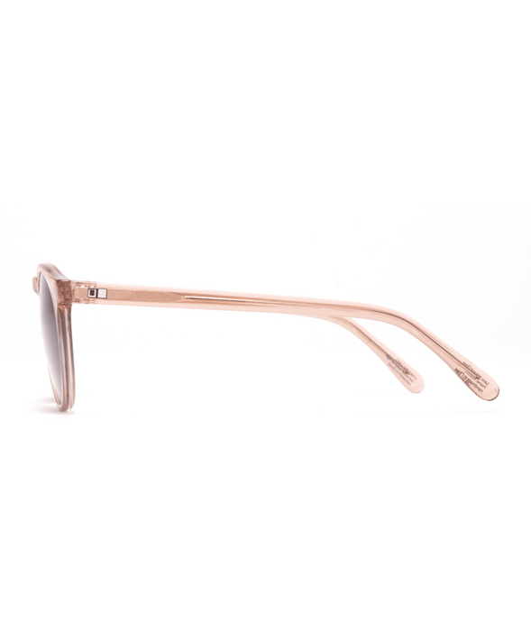 Otis Omar Sunglasses-Crystal Blush/Smokey Blue Polar