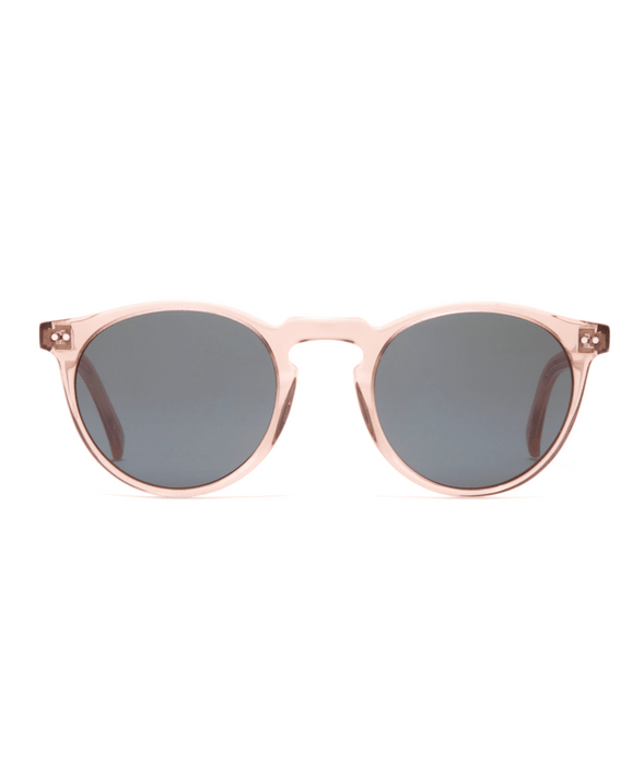Otis Omar Sunglasses-Crystal Blush/Smokey Blue Polar