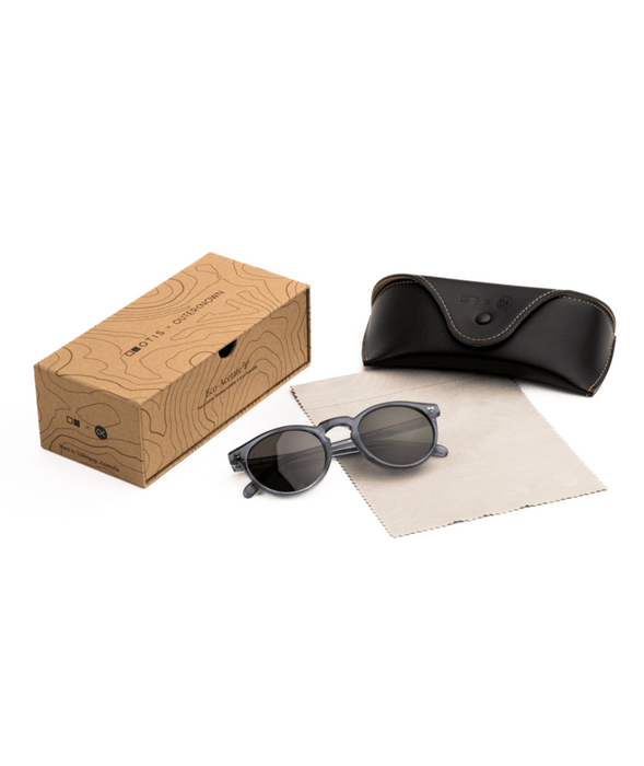 Otis Omar Sunglasses-Eco Crystal Wave Neutral/Grey Polar