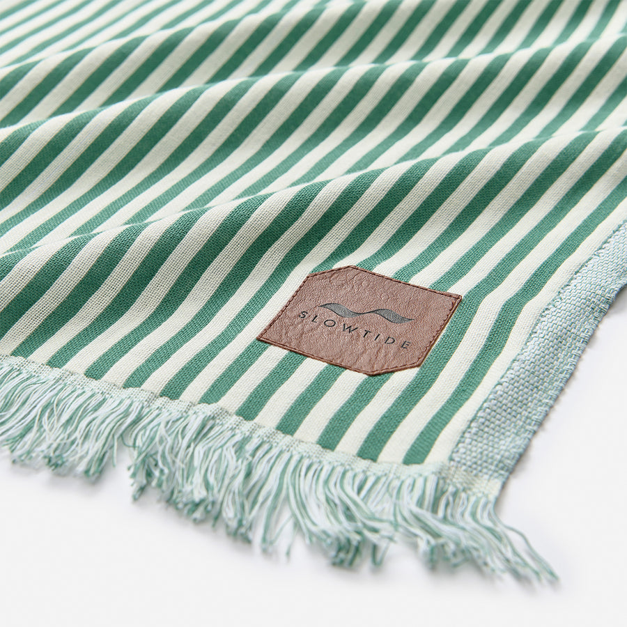 Slowtide Out Of Office Lightweight Throw Blanket-Kale