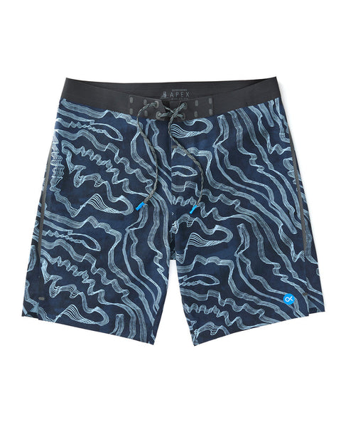 サーフボード CK Outerknown x KS Apex Evolution 19 Boardshorts-Indigo Zen Garden