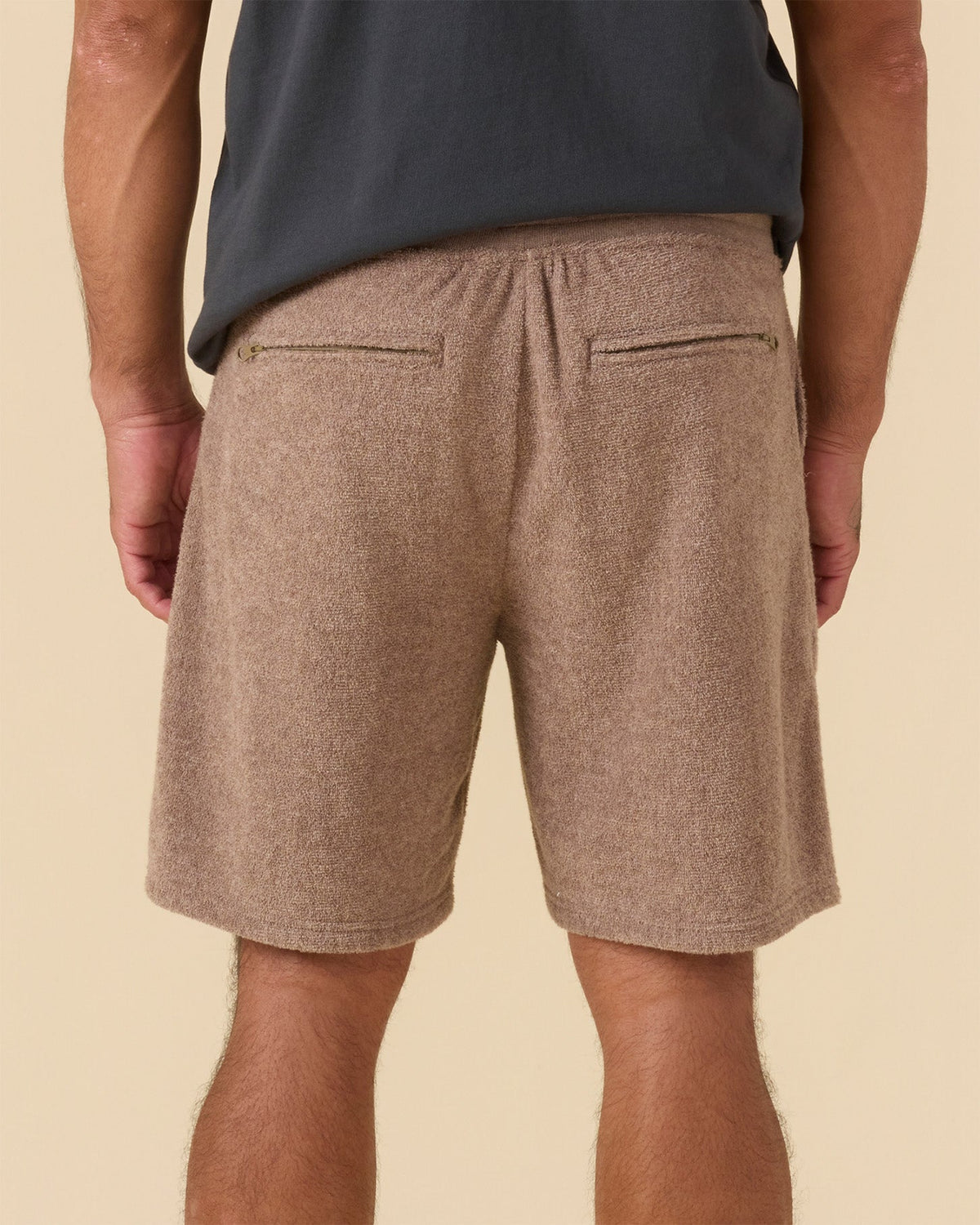 Outerknown Hightide Sweat Shorts-Heather Coconut