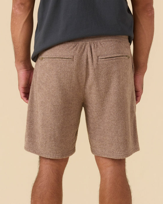 Outerknown Hightide Sweat Shorts-Heather Coconut