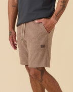 Outerknown Hightide Sweat Shorts-Heather Coconut