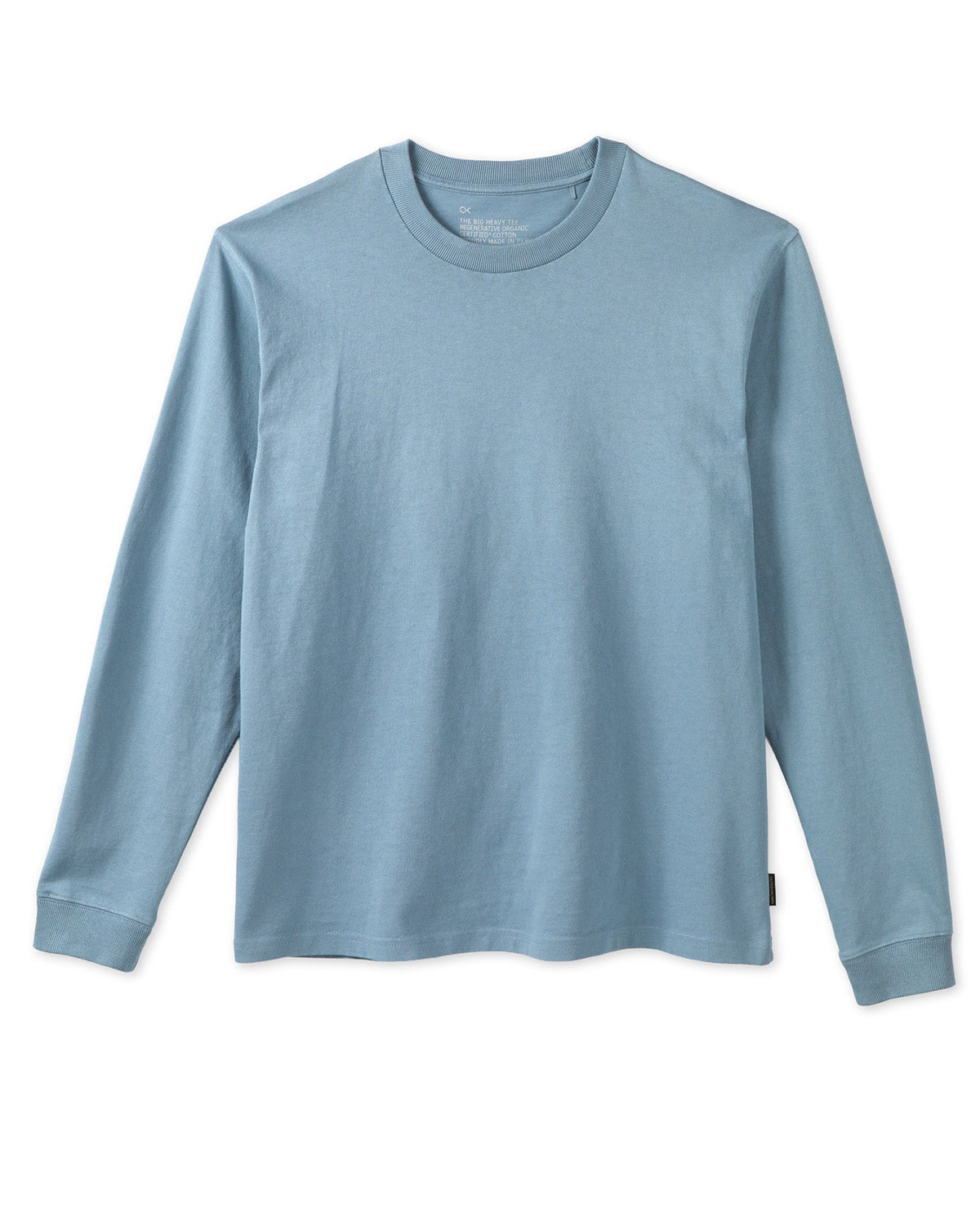 Outerknown The Big Heavy L/S Tee-Meadow Blue