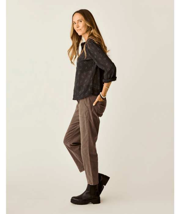 Carve Designs Zoe Twill Pants-Espresso