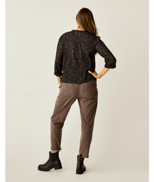 Carve Designs Zoe Twill Pants-Espresso