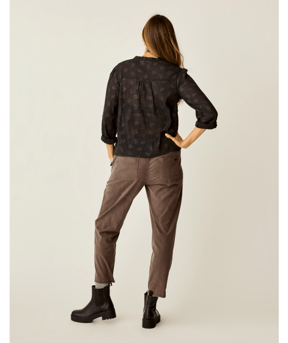Carve Designs Zoe Twill Pants-Espresso