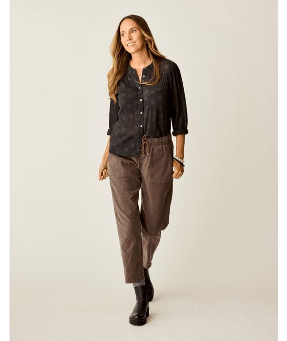 Carve Designs Zoe Twill Pants-Espresso