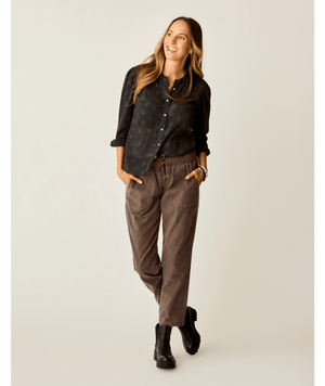 Carve Designs Zoe Twill Pants-Espresso