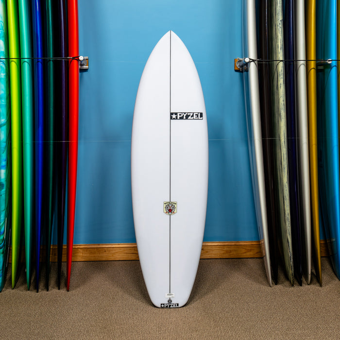 Actual Board: Pyzel White Tiger PU/Poly 6'0" — 38.4L