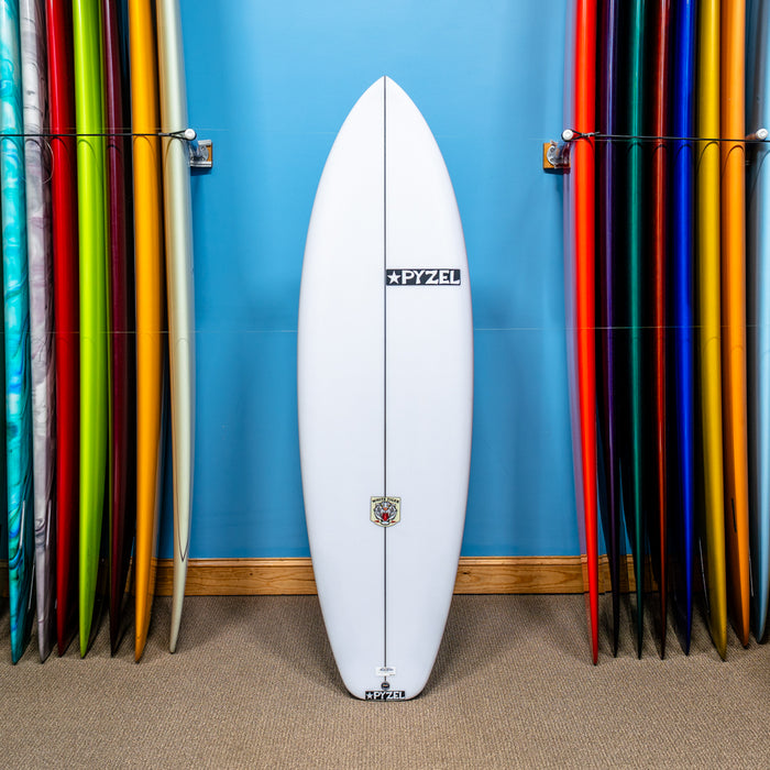 Actual Board: Pyzel White Tiger PU/Poly 6'0" — 38.4L