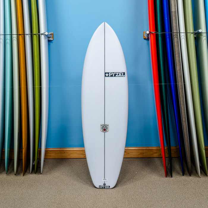 Actual Board: Pyzel White Tiger PU/Poly 5'10" — 35.9L