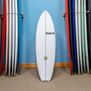 Actual Board: Pyzel White Tiger PU/Poly 5'8" — 33.5L