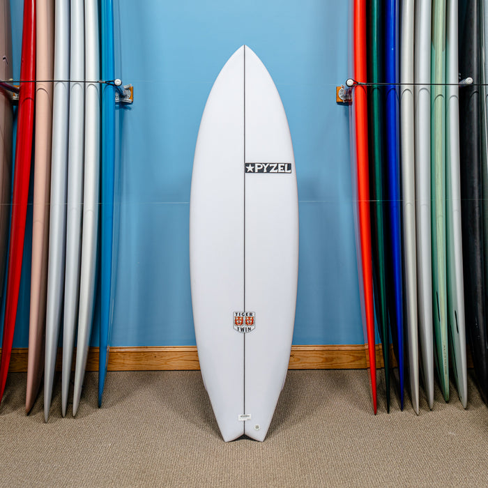 Actual Board: Pyzel Tiger Twin PU/Poly 6'0" — 37.3L