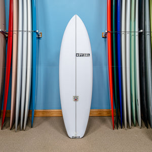 Actual Board: Pyzel White Tiger PU/Poly 6'4" — 44.1L