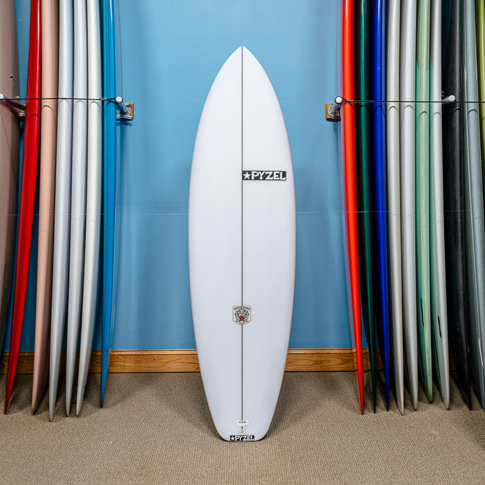 Actual Board: Pyzel White Tiger PU/Poly 6'4" — 44.1L