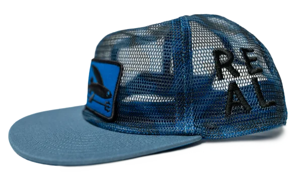 Patagonia x REAL Breezefarer Hat-Clouds Utility Blue