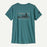 Patagonia x REAL Wmn's Cap Cool Daily Graphic Shirt-Wetland Blue X-Dye
