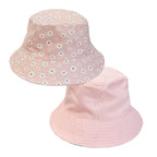 Emerson & Friends Pink Daisy Reversible Bucket Hat-Pink/Multi