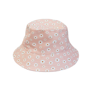 Emerson & Friends Pink Daisy Reversible Bucket Hat-Pink/Multi