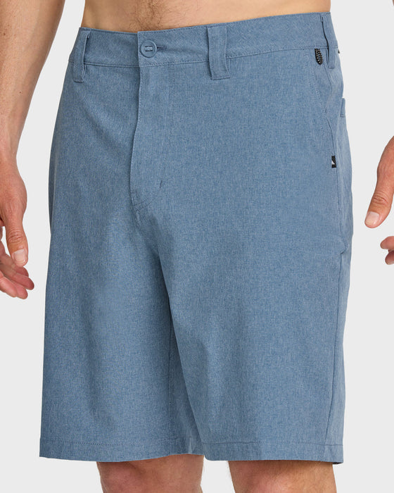 Quiksilver Union Heather Amphibian 20 Shorts-Copen Blue