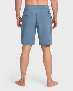 Quiksilver Union Heather Amphibian 20 Shorts-Copen Blue