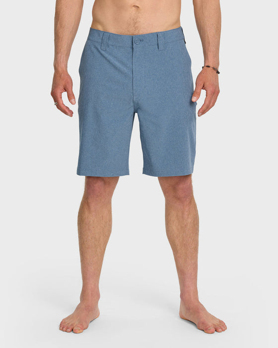 Quiksilver Union Heather Amphibian 20 Shorts-Copen Blue