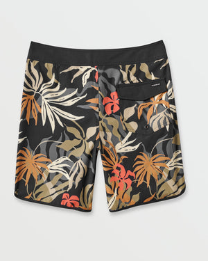 Quiksilver Surfsilk Scallop 19 Boardshorts-Black
