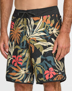 Quiksilver Surfsilk Scallop 19 Boardshorts-Black