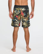 Quiksilver Surfsilk Scallop 19 Boardshorts-Black